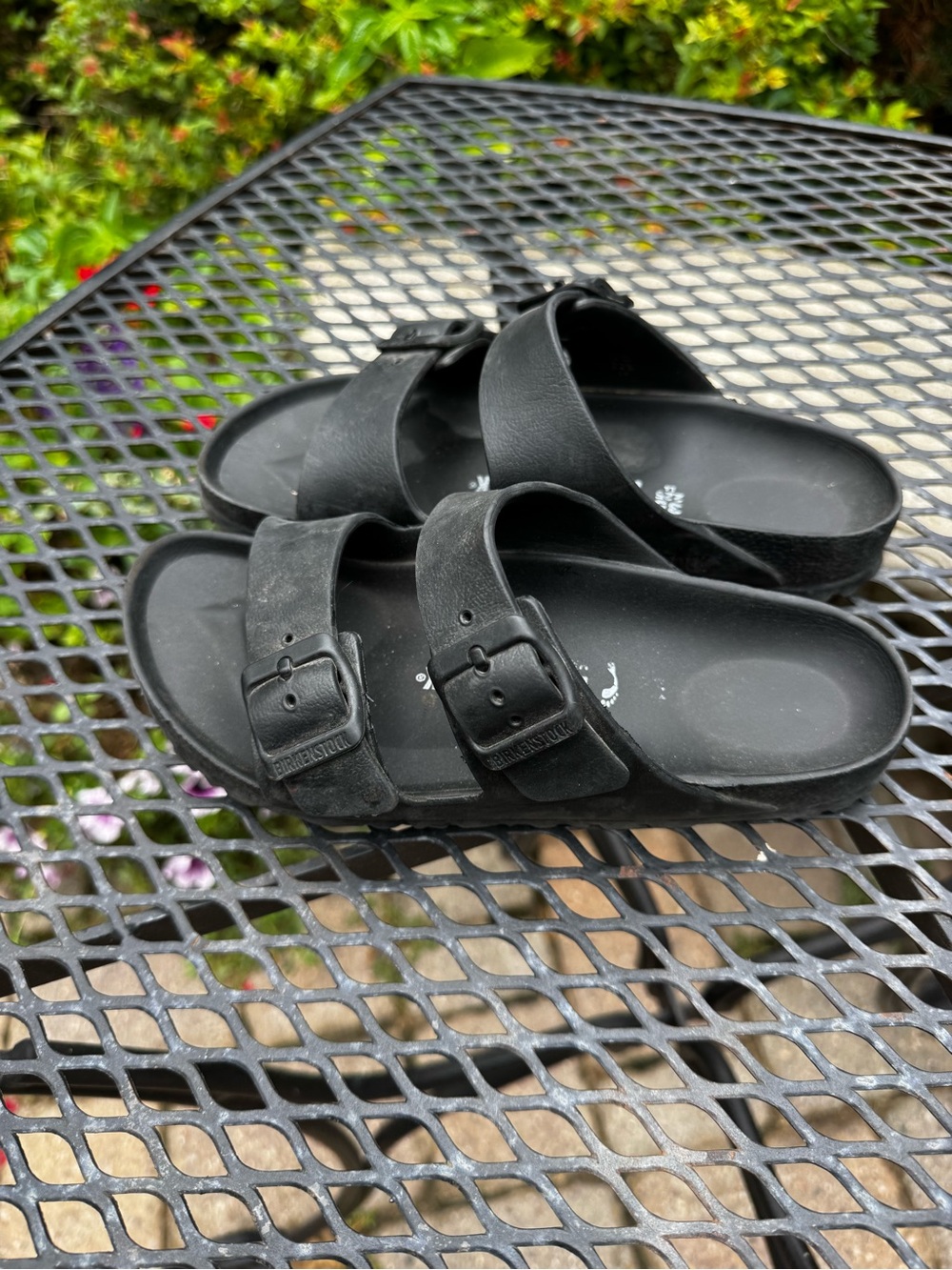 Birkenstock Women’s Black Two-Buckle EVA Sandals EU 35 US 5.5